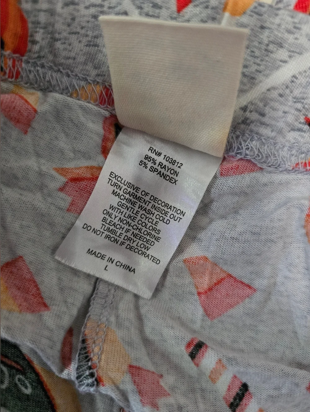 Munki Munki Nite Nite Womens Stretchy Soft Halloween Sleepwear Set Large